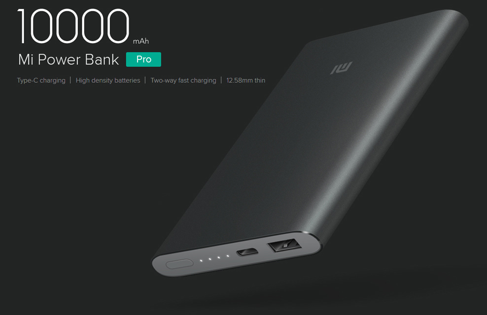 Xiaomi Mi Power Bank PRO 10000 mAh 