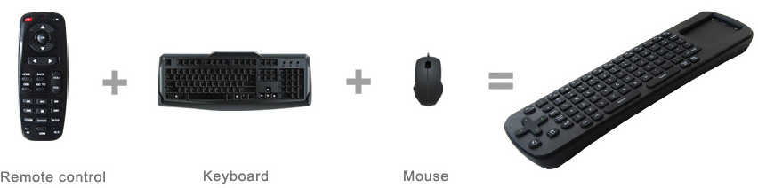 MEASY RC12 Air Mouse + billentyűzet (touchpad)